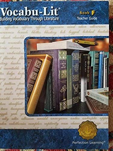 Vocabu-Lit Building Vocabulary Through Literature, Book F Teacher Guide