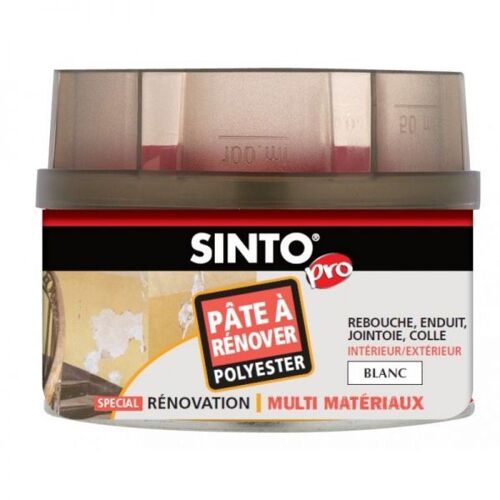 Pâte à rénover blanc 1.50 Kg - Sinto