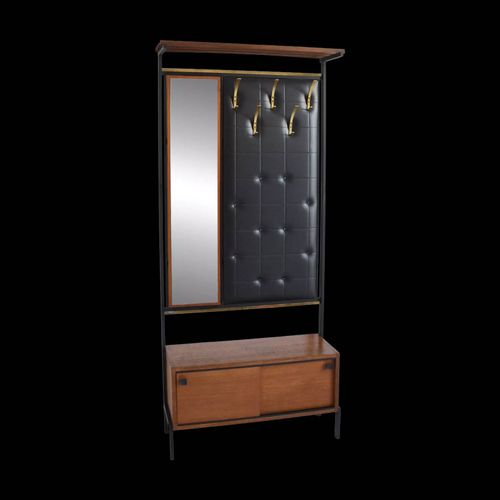 Vestiaire dentre Porte manteaux Chapeaux Scandinave annes 50 60 bois