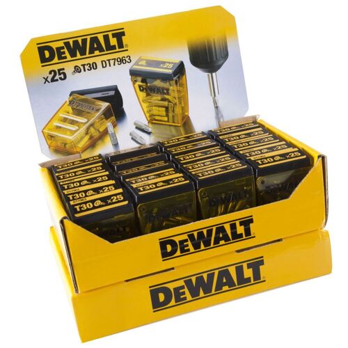 Dewalt Bits d'affichage 20 x 25 mm DT7963 Boîte 25xT30 / DP44