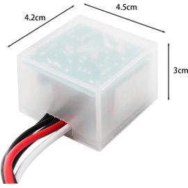 Asfasfq-Capteur Du Crépuscule À L'aube, Interrupteur D'éclairage Led Étanche D'extérieur Pour Le Crépuscule Jusqu'à L'aube, Lumières Extérieures, Lampes De Sol, Lampes De Couloir, Lampes