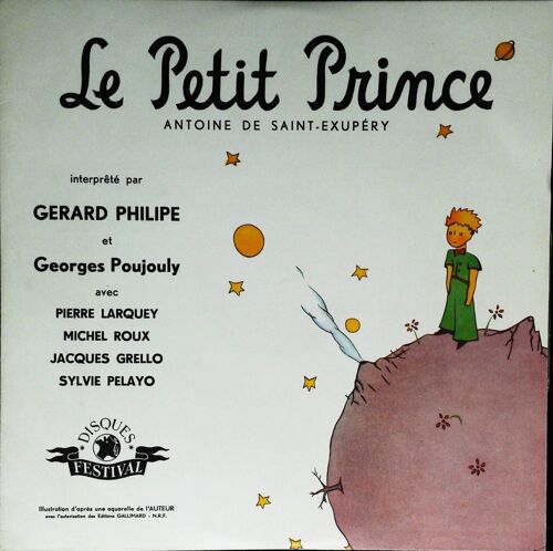 Le Petit Prince Lp Disque Vinyle 25 Cm 33t
