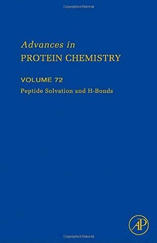 Peptide Solvation And H-Bonds