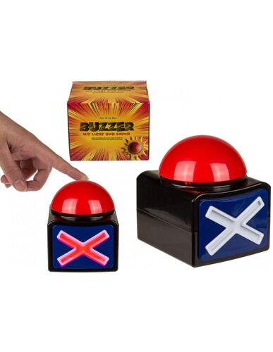 Buzzer Lumineux Et Sonore 11,5 X 11 Cm