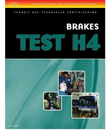 Ase Transit Bus Technician Certification H4: Brake Systems (Ase Test Preparation Series) (Paperback) - Common