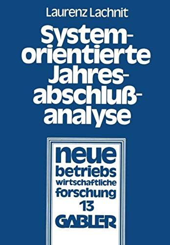 Systemorientierte Jahresabschlußanalyse