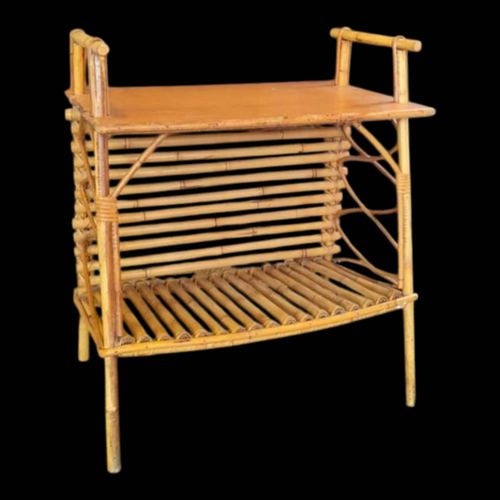 Table Daposappoint En Rotin Bois