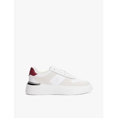 Baskets En Cuir Multitextures
