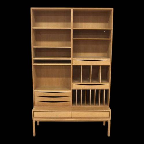 Bibliothque Scandinave En Chne Aposaposmtpaposapos Marian Grabinski Ikea Sude 1960 Bois