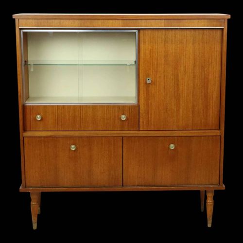 Petit Buffet Buffet Annes 60 En Placage De Teck De Style Scandinave Bois