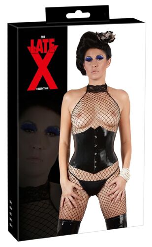 Serre-Taille En Latex Noir