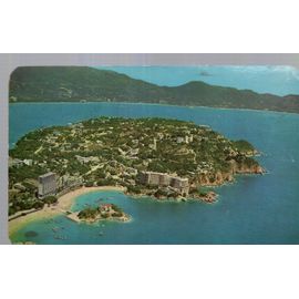 Carte Postale D' Acapulco (Mexique) Vue Aérienne Des Plages De Caleta Et Caletilla