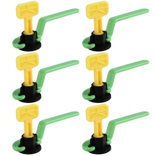 45PCS kit de nivellement en céramique Système de nivellement de carreaux de sol clips entretoises pour la pose de carreaux Fixation murale Outils de construction