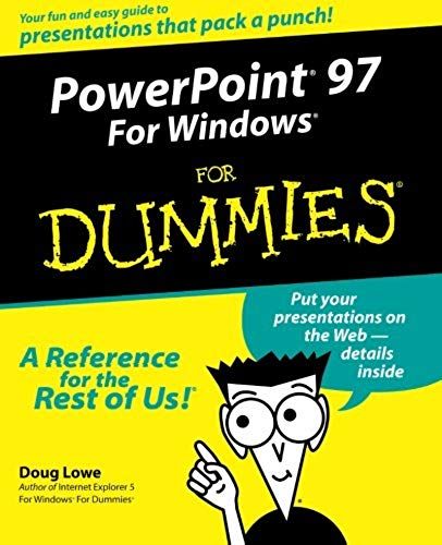 Powerpoint 97 For Windows For Dummies