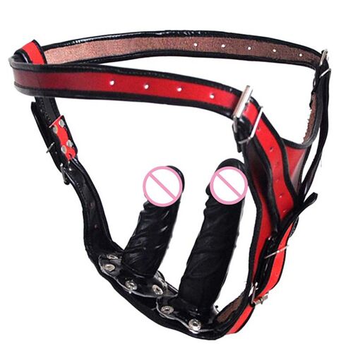 Godemichet Anal En Silicone, Culotte En Cuir, Godemiché À L'intérieur, Pantalon De Chasteté, Bondage Bdsm, Godemiché Amovible Avec Vibration