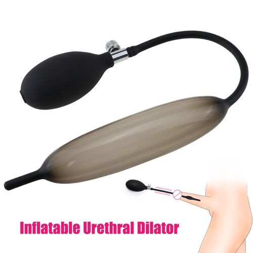 Bâton Oeil De Cheval Gonflable Extensible En Silicone, Dilatateur Urétral, Masturbateur Masculin, Jouets Sexuels
