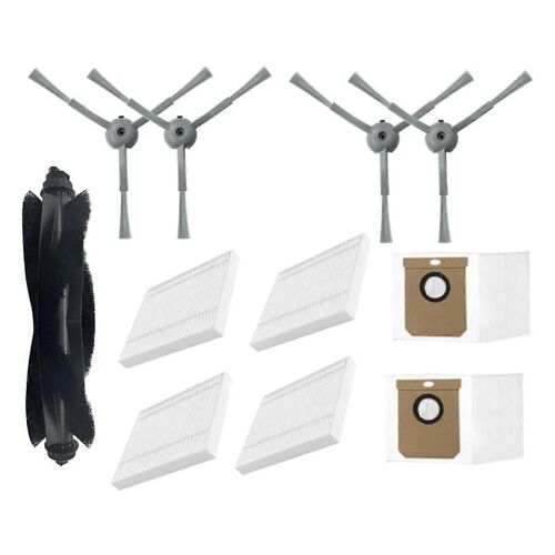 Kit d'accessoires 11PCS pour nettoyer L50, L50, L60, L60 Hybride Aspirateur Pièces Rouleau Côté Brosse Hepa Filtre Sac À Poussière