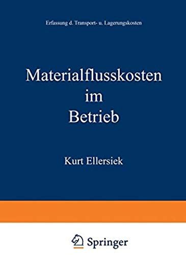 Materialflußkosten Im Betrieb