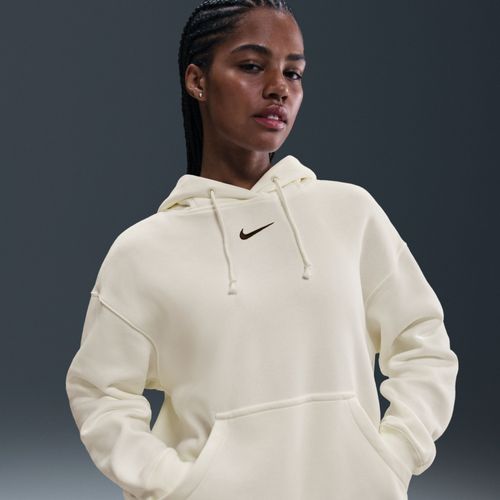 Sweat À Capuche Oversize Nike Sportswear Phoenix Fleece Pour Femme - Blanc