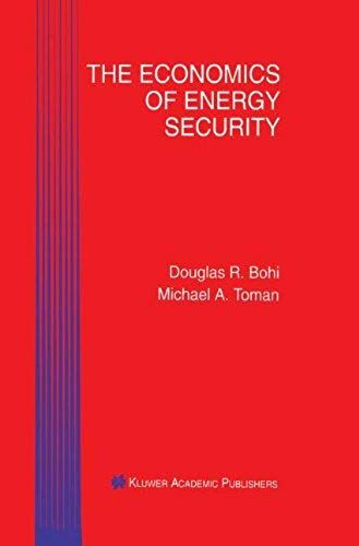 The Economics Of Energy Security