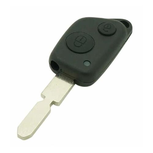 Coque Cle Adaptable Pour Psa 2 Boutons Lame Fraisee