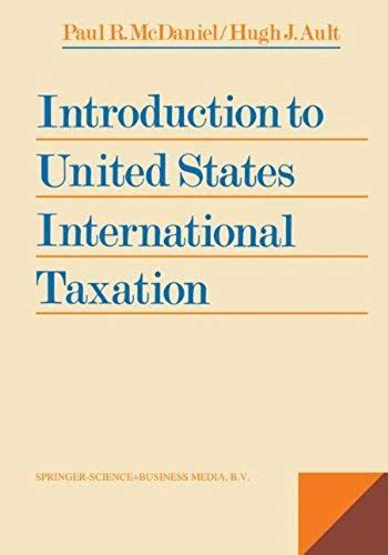 Introduction To United States International Taxation