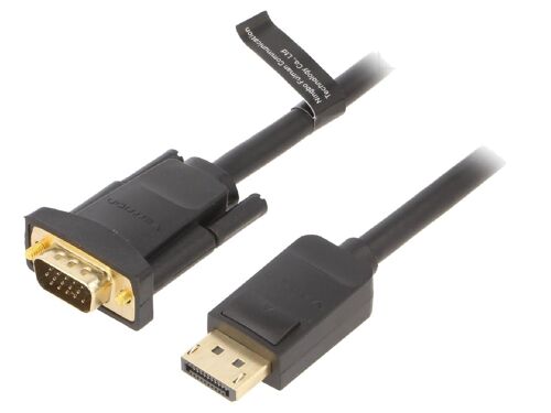 Cable D-Sub HD male DisplayPort male 3m - noir