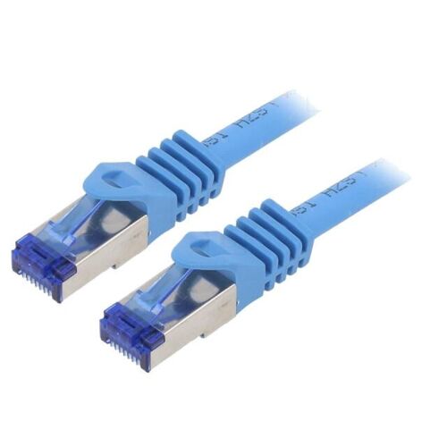 Cordon de raccordement S-FTP Cat.6a bleu - 2m