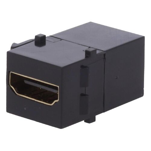 Coupleur en ligne HDMI Keystone - Noir