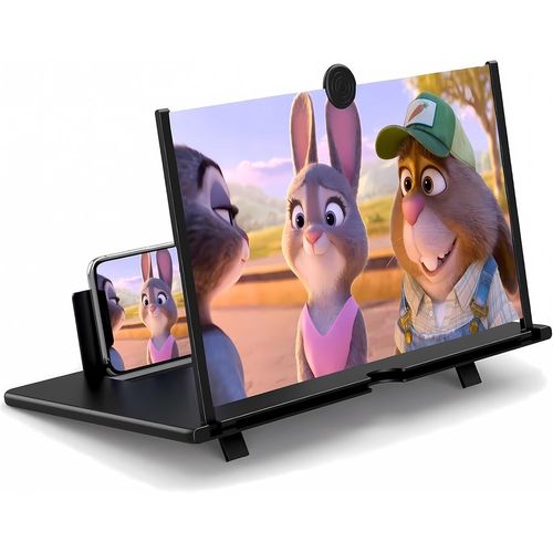 20 Pouces Agrandisseur Ecran Telephone, 3D Hd Amplificateur D'Écran,Loupe Portable Telephone, Adapté Pour Regarder Des Vidéos Sur Tous Les Smartphones[Z408]