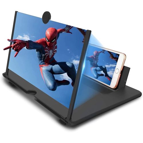 Agrandisseur Ecran Telephone, 18 Pouces 3D Hd Loupe D'Écran Lumière Bleue, Pour Tous Les Smartphones Pour Films, Adapté Pour Regarder Des Vidéos[Z557]