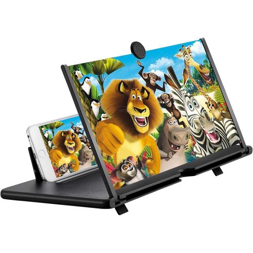 Agrandisseur Ecran Telephone, 18 Pouces Hd Loupe D'Ecran De Telephone, Anti-Lumière Bleue Loupe D'Écran 3D Pour Regarder Des Vidéos De Films[Z252]