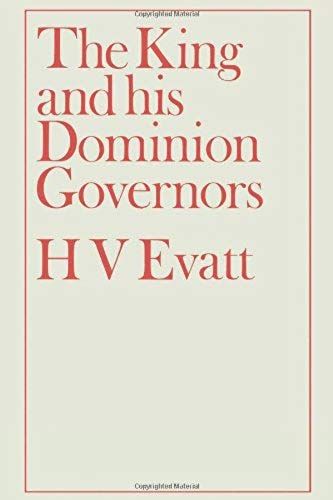 The King And His Dominion Governors, 1936