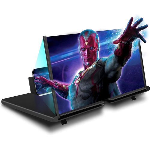 14 Loupe Telephone Portable Amplificateur Pour Écran De Téléphone Portable Hd.Loupe D'Écran 3D Pour Regarder Des Films Et Des Vidéos, Loupe Pliante Pour Téléphone Portable.[Z778]