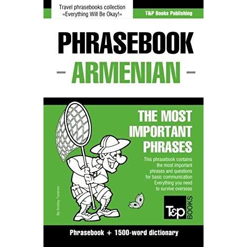 English-Armenian Phrasebook And 1500-Word Dictionary