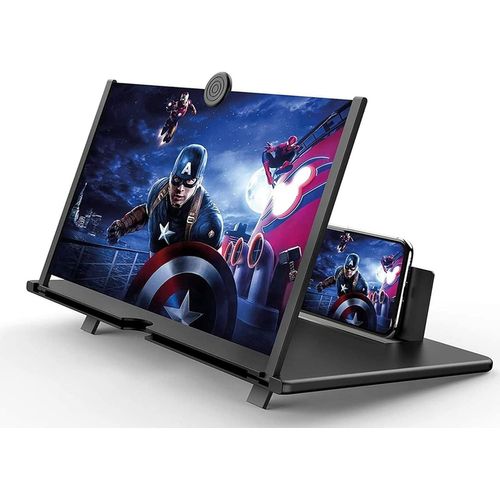 Agrandisseur Ecran Telephone,16 Pouces Loupe Ecran Telephone, Hd Amplificateur Ecran Telephone Portable,Pour Regarder Des Vidéos De Cinéma Sur Tous Les Smartphones[Z788]
