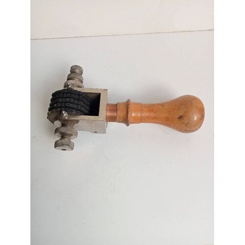 Tampon Encreur Ancien Longueur 15 Cm Largeur 10 Cm 440gr Exellent État