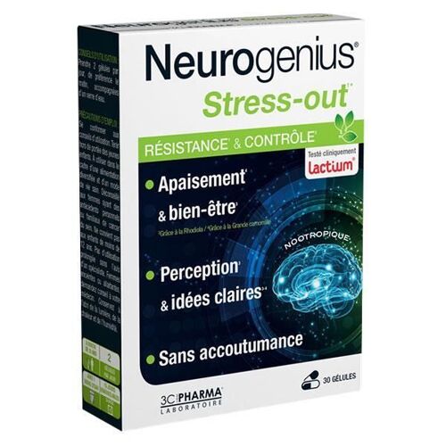 3c Pharma Neurogenius Stress-Out 30 Gélules 