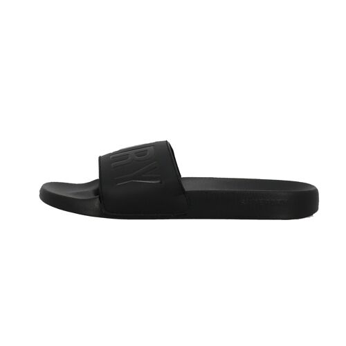 Claquettes Mules Superdry Core Sandales Piscine Blk/blk Noir