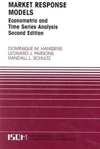 Market Response Models