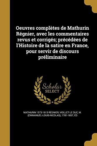 Fre-Oeuvres Completes De Mathu