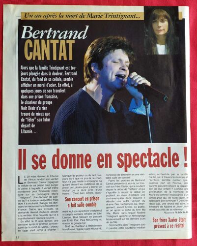 Ici Paris 3085 - Bertrand Cantat - Coupure De Presse, Clipping De 2004