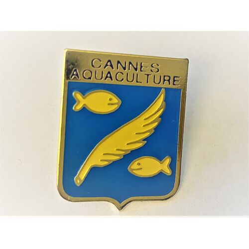 Pins Ville Cannes Aquaculture 06 Alpes Maritimes Blason Poissons