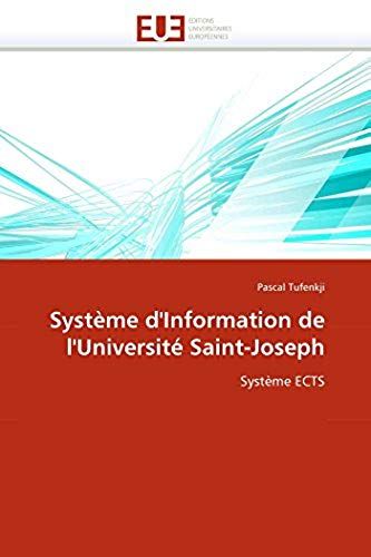 Système D''information De L''université Saint-Joseph