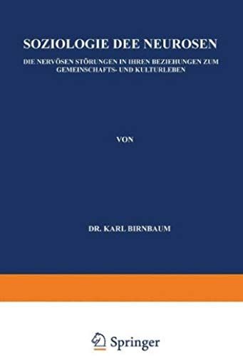 Soziologie Der Neurosen
