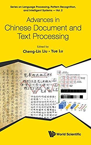 Advances In Chinese Document And Text Processing