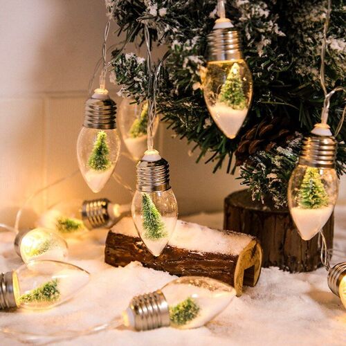 Guirlande Lumineuse Led Pour Bouteille De Souhait, 2m, Décoration De Noël, Pour Chambre À Coucher, Lumières Féeriques D'extérieur, Décoration De Fête De Noël, Accessoires Photo