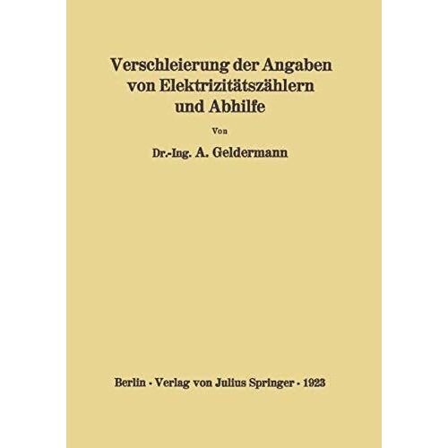 Verschleierung Der Angaben Von Elektrizitätszählern Und Abhilfe