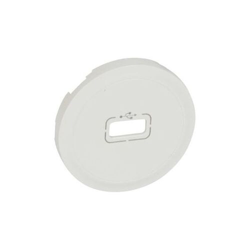 Enjoliveur Céliane pour prise USB - Blanc