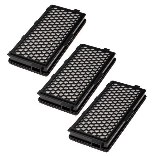 vhbw 3x filtre compatible avec Miele Complete C3 Silence Ecoline aspirateur - Filtre HEPA contre les allergies